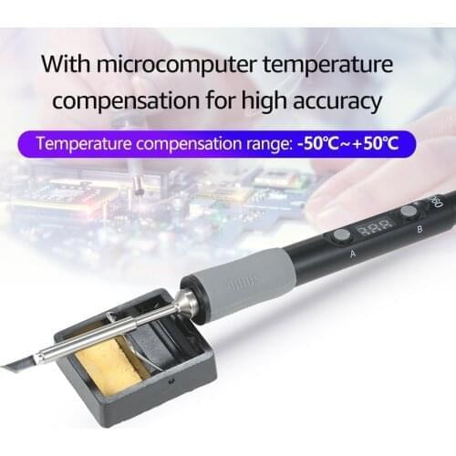 SEQURE Mini Electric Soldering Iron Intelligent Soldering Iron Kit with LED Digital Display