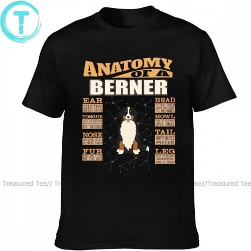 Bernese Mountain Dog Tshirt Cute Cotton Short-Sleeve T Shirt Printed Classic Tee Shirt Men Oversize