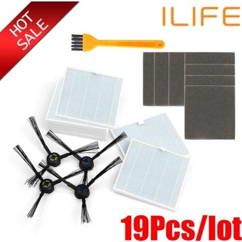 Robot Vacuum Cleaner HEPA Filter Sponge filters for ilife V8 V8s X750 A7 X800 X785 V80 Robotic Vacuum Cleaner Parts Accessories
