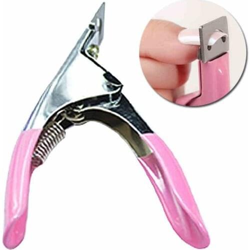 Nail Art Clipper Cutter For False Nail Edge Manicure Gel Edge Manicure Cutter Clipper Tool Stainless Art Nail Clipper Manicure