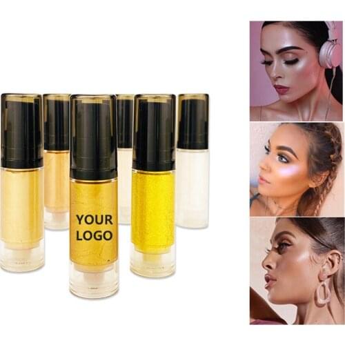 Multi-purpose Highlighter Private Label Eye Face and Body Brighten Bronzer Easy To Apply Makeup Long-lasting Shine 6 Colors