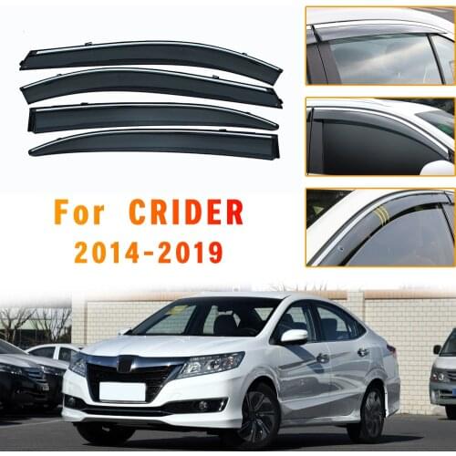 Window Weather Shield For Honda CRIDER 2014 2015 2016 2017 2018 2019 ABS Sun Rain Visor Deflector Guard Car Styling Accessories