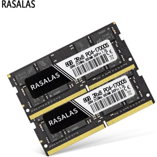 Rasalas Memory RAM DDR4 8G Laptop 2133MHz 2400MHz 2666MHz 1.2V SODIMM Notebook DDR4 Memoria Ram Computer Parts