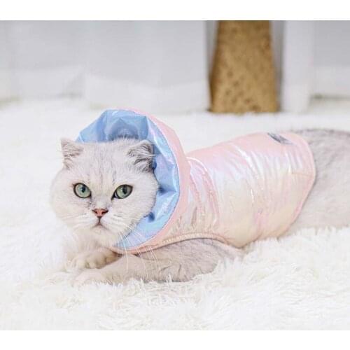 Dog Coat Cat Dogs Doggie Puppy Down Jacket Hoodie Coat Reversible Pet Clothes Warm Clothing For Small Dogs Winter Outfit Product