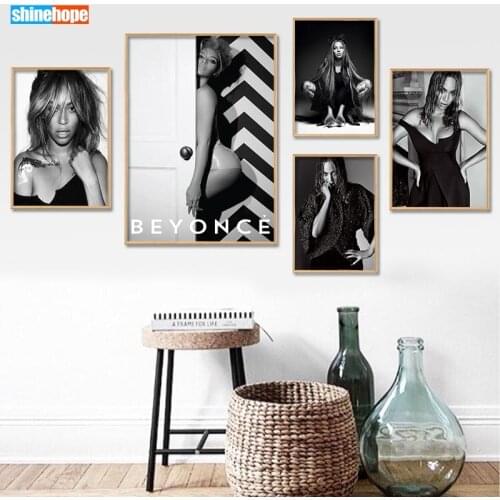 Custom Beyonce Poster Canvas Poster 30X45cm,40X60cm Art Home Decoration Cloth Fabric Wall Poster Print Silk Fabric