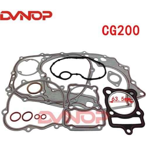 Complete Gasket Set CG200 for Motorcycle Honda 200cc CG 200 engine seal parts include cylinder gasket Air-cooled ATV Dirt Bike