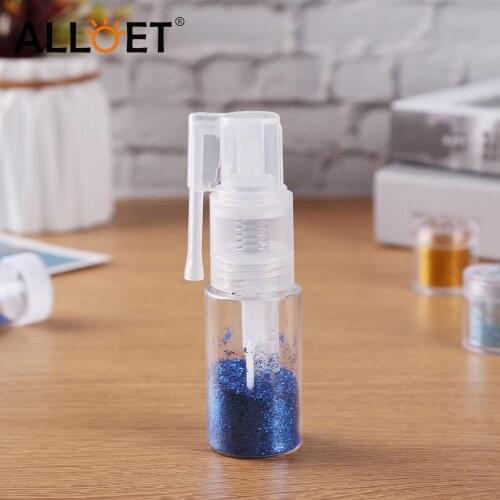 14/35ML Portable Powder Spray Bottle Empty Transparent Plastic Spray Bottle Makeup Talcum Lotion Powder Container Travel Sprayer
