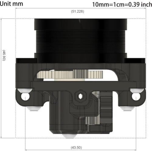 Sherpa Mini Extruder Lightweight BMG Compatible with Ender 3 Cr10 Voron 2.4 Extruder 3D Printers 1 Set