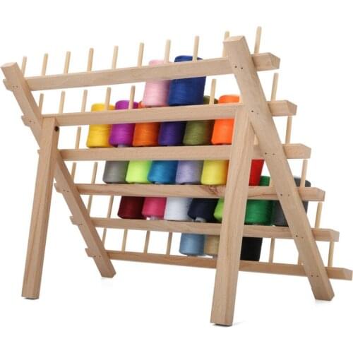 Wax Rack Wood Thread Rack Spool Sewing Organizer Wood Thread Tailor Rack Premium Beechwood Thread Rack Spool Organizer Storage