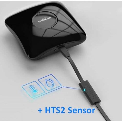 Broadlink RM4 Pro + HTS2 Smart Home Automation WiFi IR RF Universal Intelligent Remote Controller Work With Alexa Google Home