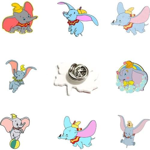 Disney Dumbo Lapel Pin Creative Design Accessories Jewelry Acrylic Resin Childrens Party Lapel Pin Jewelry For Friends