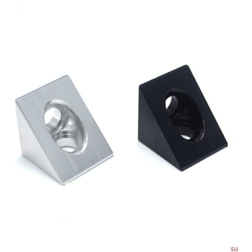 Openbuilds Ooznest OX CNC Parts black color 90 Degree Angle Corner - For V Slot Aluminium Extrusion RepRap CNC