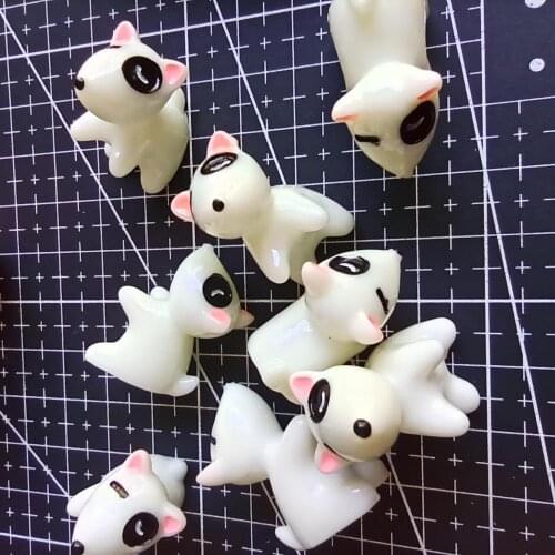 1pcs/lot resin solid lovely daodao dog cartoon 28mm fairy garden gnome moss terrarium decor crafts bonsai home DIY A109-10