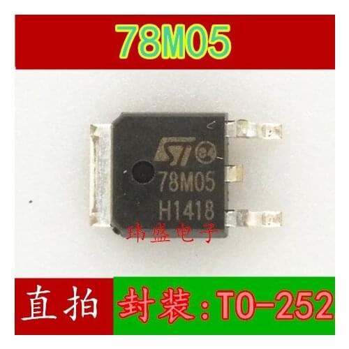 10pcs 78M05 L78M05CDT TO252 5V 0.5A