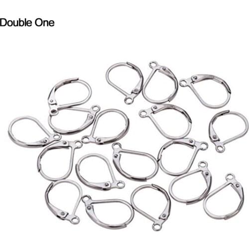 10pcs Earring Hooks 304 Stainless Steel Lever Back Earrings Earwire Findings Jewelry Earrings Making Fittings DIY Supplies