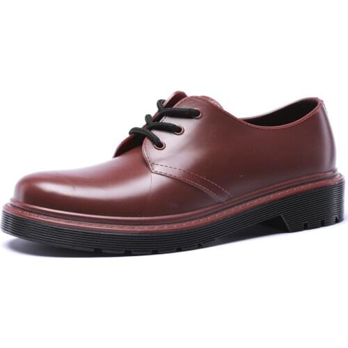 35-1092TONGPU New Arrival Womens Lace-Up Low-Cut Rain Boots