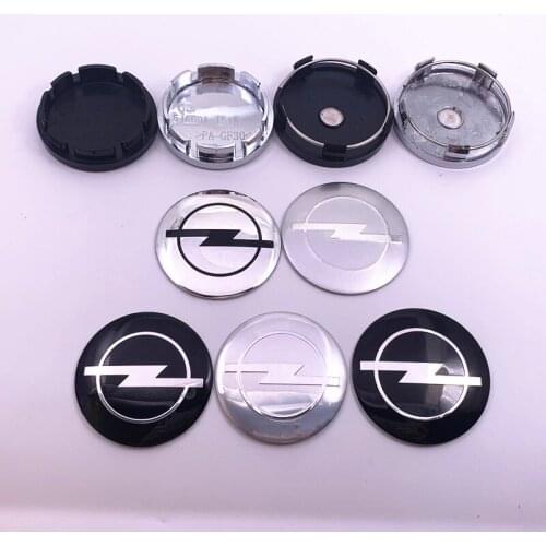 4pcs 56mm or 60mm OPEL Car Logo Wheel Center Cap Rim Badge Dust-Proof Covers Decal Decoration Emblem Refit Sticker Auto Styling