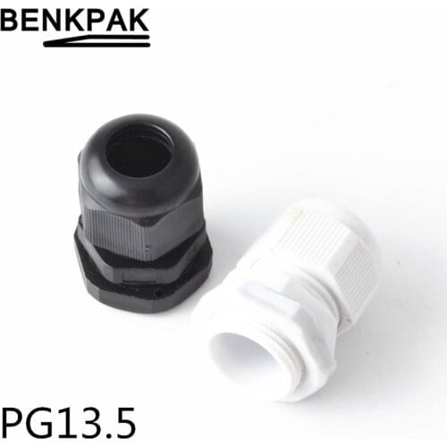 5PCS PG13.5 Nylon Cable Glands Waterproof Level 6-12mm Cable Joint