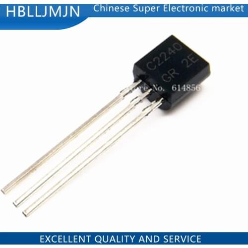 50PCS 2SA970 2SC2240 (25PCS* A970 +25PCS* C2240 ) TO-92