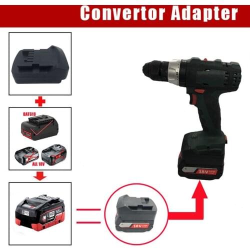 For Bosch 18V Bat Battery Convert to For Metabo 18V Battery Adapter Lithium Battery Tool