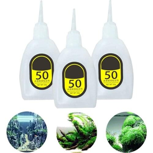 Aquarium Glue Fish Tank Landscaping Moss Ball Moss Glue Stick Water Grass Aquarium Repairing Strong Adhesive Non-toxic Glue