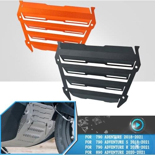 FOR 890 ADVENTURE 2020 2021 Motorcycle Accessories Aluminum Engine Guard Cover And Crap Flap Protector 890Adventure 890ADV