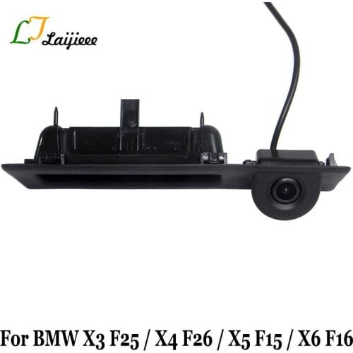 For BMW X3 F25 X4 F26 X5 F15 F84 X6 F16 Car Trunk Handle Reverse Camera / HD Wide Angle Auto Rearview Parking Backup Camera