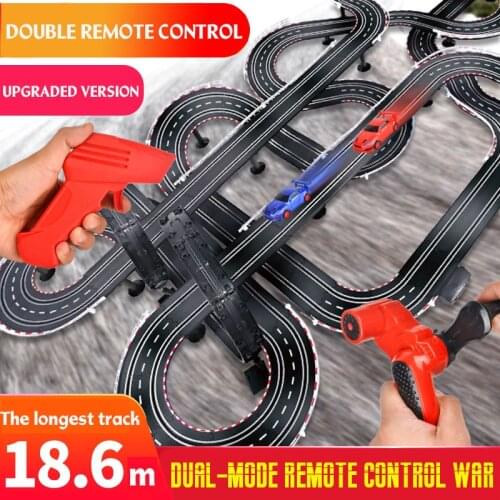 Electric Railway Track Racing Toy Remote Control Autorama Circuit Voiture Profissional Slot Car Auto Race Track Circuit Car Toy