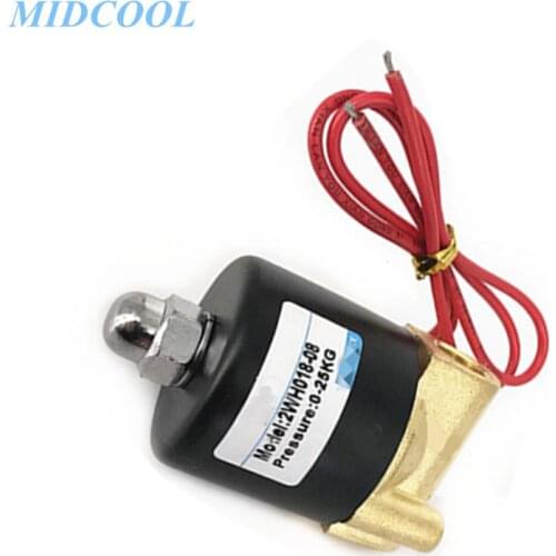 1/4" 2WH018-08 High Pressure Solenoid Valve Air Valve Normally Closed Pressure Resistance 25kg