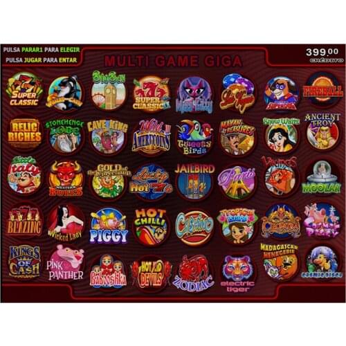 Casino Multi Game GIGA 40 in 1 Arcade Game Machine Board