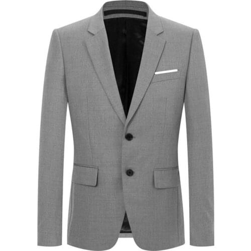 2019 New Style Mens Business Blazer Coat Casual Fashion Single Breasted High Quality Blazer Men Jacket