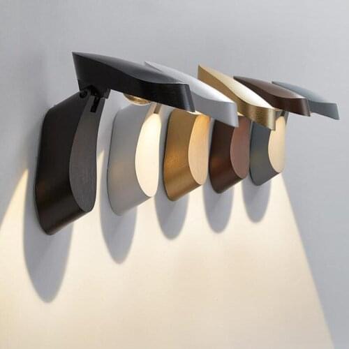 90°Adjustable Wall light Nordic Creative Bedroom Bedside Wall Lamp Living Room Background/Corridor/Aisle LED Wall Lamp