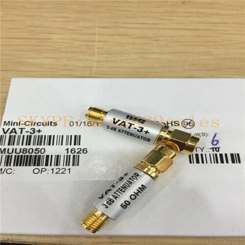 NEW ORIGINAL SMA male plug for SMA female jack RF connector 50ohm 3dB Adapter VAT-3 DC-6.0 GHz Dimmer