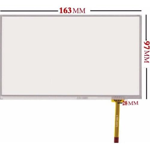 New 7'' touch screen digitizer panel For Texet TB-710HD TB-740HD 163*97mm
