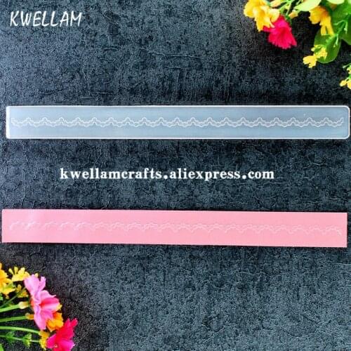 Mini Dots Arch String Plastic Embossing Folder For Scrapbook DIY Album Card Tool Plastic Template 21.8x2.1cm KW8101216