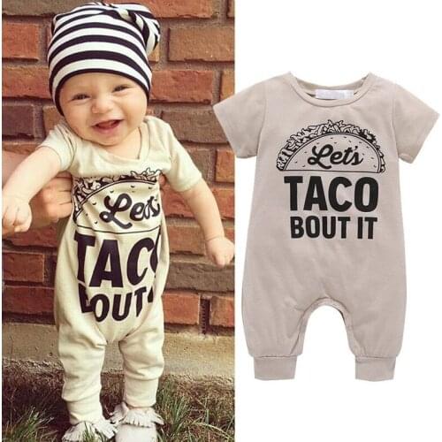 2019 Letter Print Baby Onesies Summer Cotton Romper Girls 6M-3T Kids Clothes Robe Infant Cartoon Short Sleeve Jumpsuit Outfits