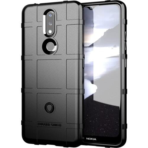 Shockproof Armor Rugged Bumper Coque Cover For Nokia 2.4 Nokia2.4 6.5'' Case Fundas Soft TPU Silicone Protective Shell