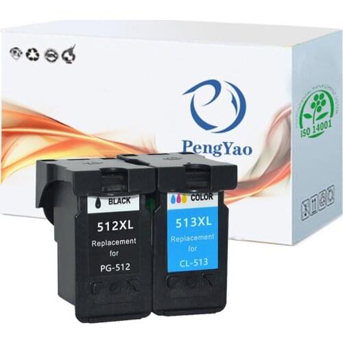 PY Compatible PG 512 CL 513 PG512 CL513 PG-512XL ink cartridge for Canon PG-512 CL-513 for Pixma MX410 MX420 MP492 MP495 MP499