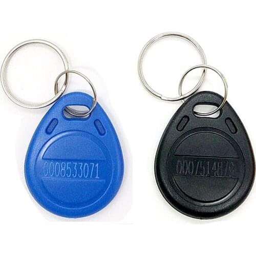 2pcs 125KHz TK4100 EM4100 RFID Tag Proximity Token Keyfobs RFID Card Key