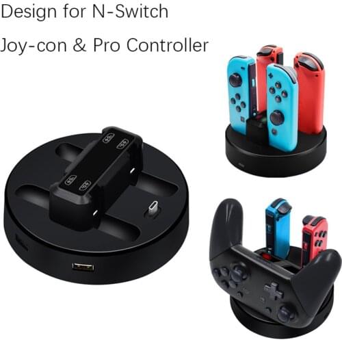 Charging Dock For Nintend Switch Joy-con Controller Type-C Charger For Switch Pro Gamepad Charge Stand