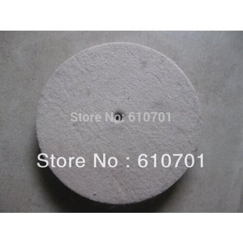 1pcs 200mm Felt Wool Buffing Polishing Wheels Pads Polisher 200mm(OD)*25mm(TH)*10mm(ID)
