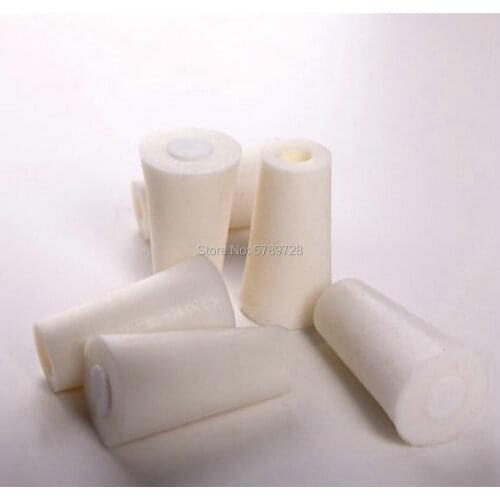 10pcs 20pcs Silicone tube plug with sand core, Silicone stopper for laboratory glass tubes