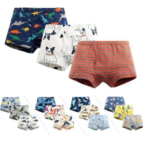 3 Pcs/lot underwear for kids lot Underwear For Baby Childrens Underpants Briefs Boys Underware Pants For 3-11 Y