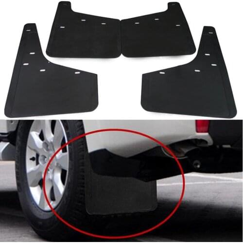 Car Front & Rear Mud Fender Flaps Splash Guards Mudflaps Mudguard 4PCS For Mitsubishi Pajero Montero 2007 - 2015 2016 2017 2018