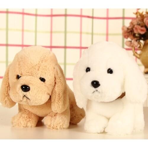 Free Shipping 1pair 17cm=6.7" cute Puppy Dog Stuffed animals Plush Soft Toys Doll Creative Gifts For children