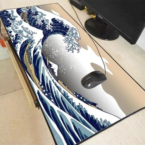 Great Wave Off Art Large Mouse Pad XxL Natural Rubber PC Notebook Computer Gaming Mouse Pad Overlock for CS GO LOL Gaming Desk