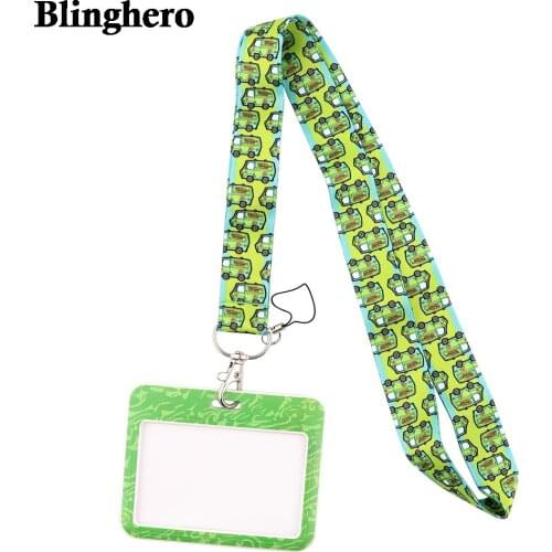 CB667 Funny Dog Cartoon Keychain Neck Straps Lanyards for Keys ID Card Passport Gym Cellphone USB Badge Holder DIY Hanging Rope