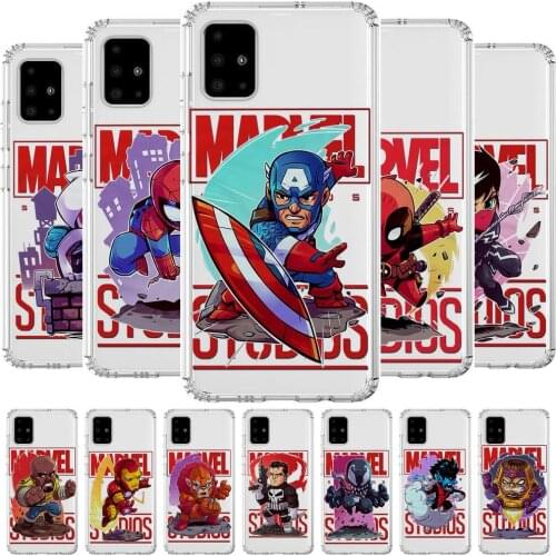 Disney Anime Style Transparent Phone Case Hull For Samsung Galaxy A50 A51 A20 A71 A70 A40 A30 A31 80 E 5G S Shell Art Cell Cove