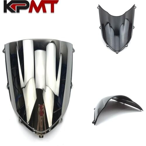 For Kawasaki ZX-10R 04 05 PC Plastic ZX10R 2004 2005 Hot sale Motorcycle Windshield Windscreen Double Bubble