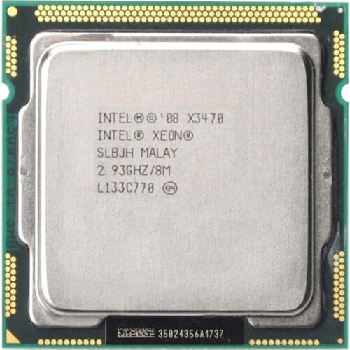 Intel Xeon X3470 CPU 2.9GHz Quad Core 6MB 95W Server Socket LGA 1156 CPU